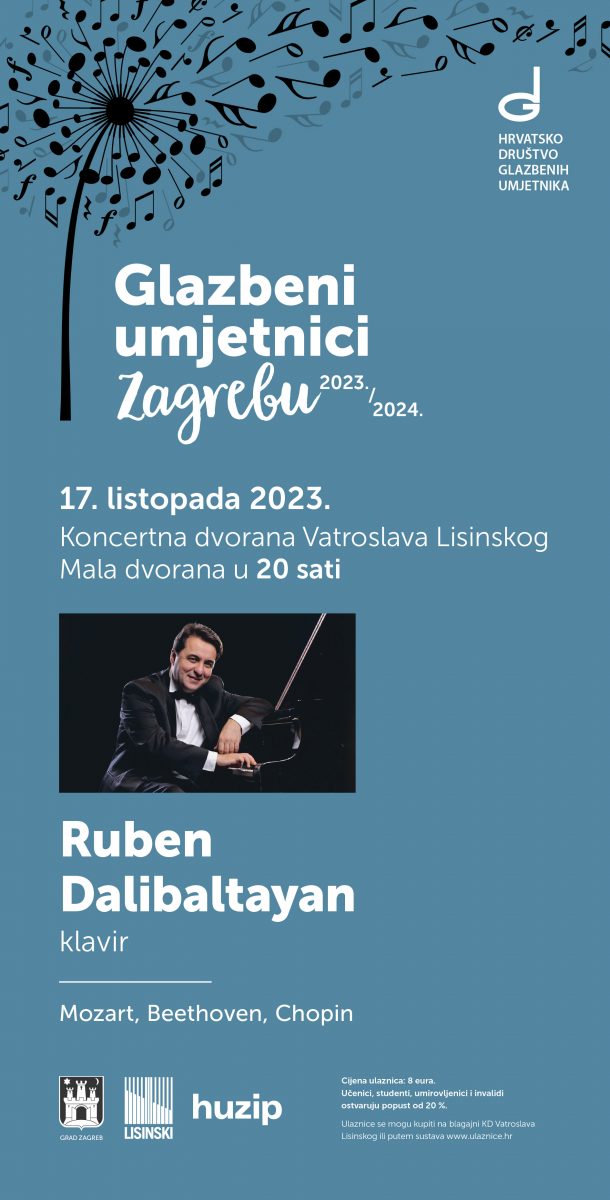 Glazbeni umjetnici Zagrebu - Ruben Dalibaltayan - HDGU
